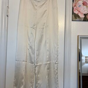 Sincerely Jules Satin Cream Pants